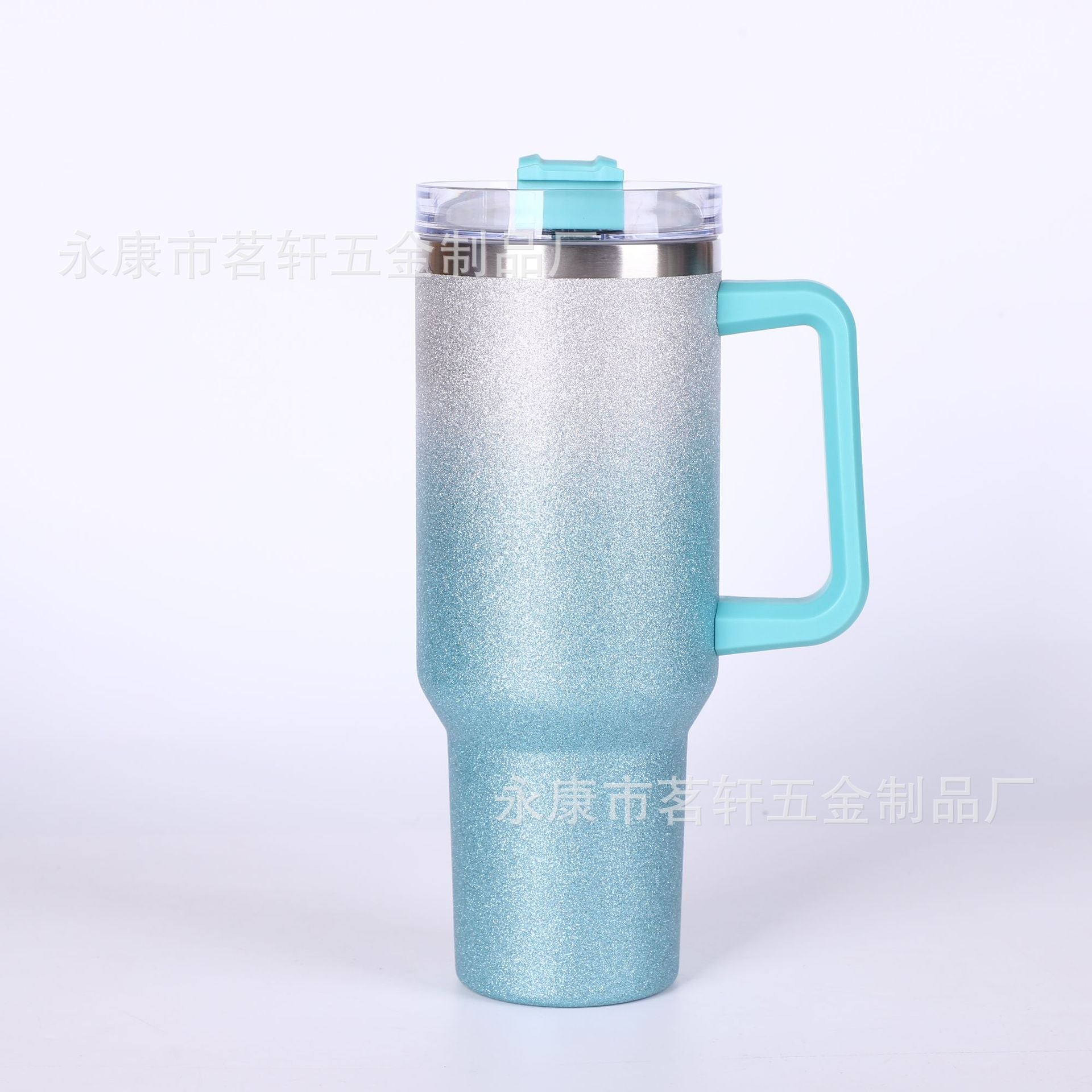 Wholesale Tumbler Diamond Painted Stainless Steel Double Layer 40oz Ice Mug with Handle